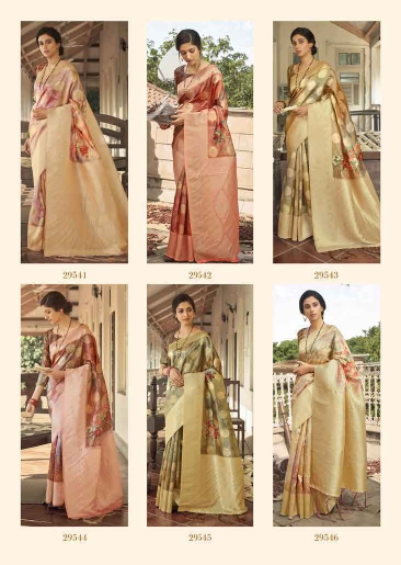 SHAKUNT NIHASVI Latest Fancy Designer Casual Wear Silk Digital printed Saree Collection
